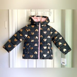 NWT Carter's puffer jacket toddler girls size 4T